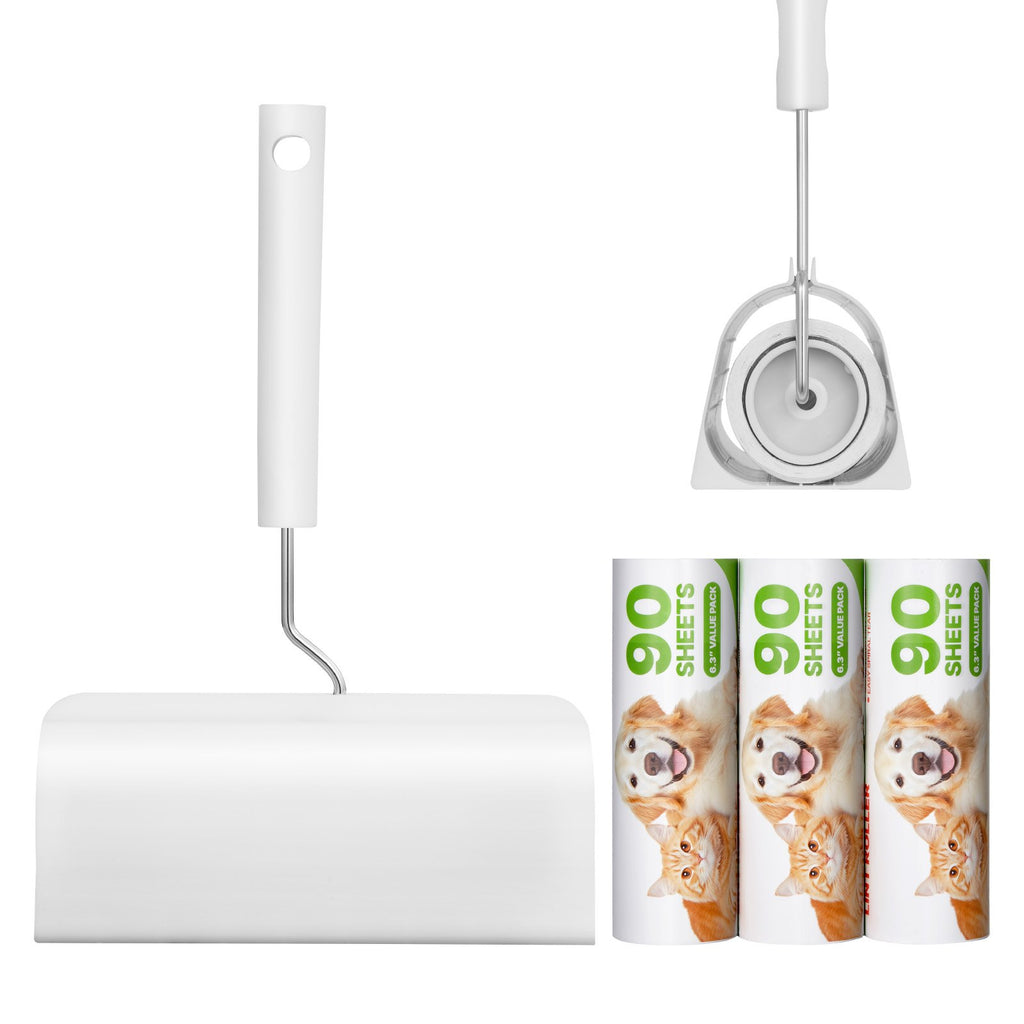 Pet Hair Lint Roller - 3 Pack Extra Sticky Roller for Dogs & Cats